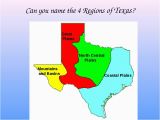 Texas Four Regions Map Texas is A Vast State Made Up Of Many Different Natural Elements and