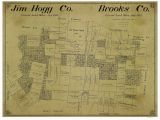 Texas General Land Office Maps Jim Hogg Brooks Counties Texas 1912 1913 Old Wall Map Etsy