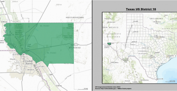 Texas House Of Representatives Map Texas S 16th Congressional District Wikipedia