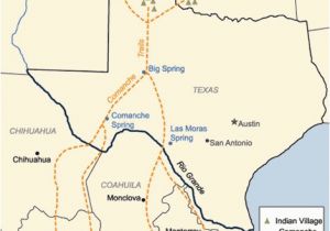 Texas Indian Reservations Map Comanche Indians the Handbook Of Texas Online Texas State