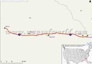 Texas Interstate Map Map Of Georgia Roads Secretmuseum