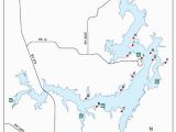 Texas Lake Finder Map Fish attractors In Lake Brownwood