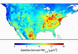 Texas Light Pollution Map where the Particulates are and aren T Watts Up with that