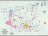 Texas Map with County Lines Texas County Highway Maps Browse Perry Castaa Eda Map Collection