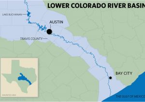 Texas Map with Lakes Map Of Colorado River Basin Secretmuseum