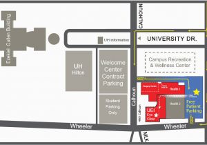 Texas Medical Center Parking Map Directions to the Uei University Of Houston College Of Optometry