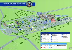 Texas Medical Center Parking Map Michael E Debakey Va Medical Center Houston Texas