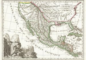 Texas Mexico Border Map File 1810 Tardieu Map Of Mexico Texas and California Geographicus