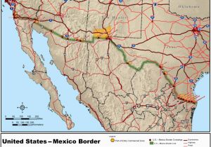 Texas Mexico Border Map Granica Amerykaa Sko Meksykaa Ska Wikipedia Wolna Encyklopedia