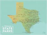 Texas National forest Map Amazon Com Best Maps Ever Texas State Parks Map 18×24 Poster Green