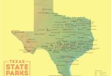 Texas National forest Map Texas State Parks Map 11×14 Print Best Maps Ever