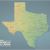 Texas National Wildlife Refuges Map Texas State Parks Bundeslander Karte 24 X 36 Poster Etsy