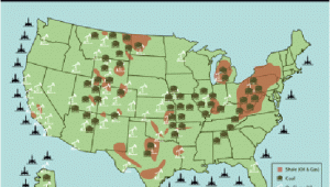 Texas Natural Resources Map Natural Resources Map Of Usa Location Of Domestic Energy