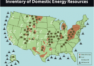 Texas Natural Resources Map Natural Resources Map Of Usa Location Of Domestic Energy