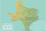 Texas Official Travel Map Amazon Com Best Maps Ever Texas State Parks Map 18×24 Poster Green