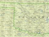 Texas Oklahoma Map Showing Cities Oklahoma Maps Perry Castaa Eda Map Collection Ut Library Online