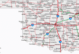 Texas Oklahoma Map Showing Cities Road Map Of Oklahoma and Texas Business Ideas 2013