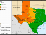 Texas Physical Features Map Geographical Maps Of Texas Sitedesignco Net