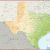 Texas Physical Features Map Geographical Maps Of Texas Sitedesignco Net