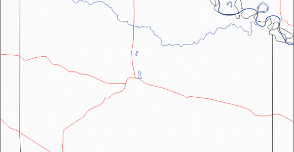 Texas Red River Map Red River County Kostenlose Karten Kostenlose Stumme Karte