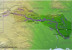 Texas Red River Map Red River Of the south Wikipedia