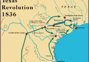 Texas Revolution Map 1836 Battles Of the Texas Revolution and Important Characters Lessons