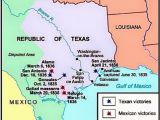 Texas Revolution Map 1836 the Alamo Visual Text Images Music Video Glogster Edu
