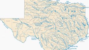 Texas Rivers and Streams Map Map Of Colorado River System Map Of Texas Lakes Streams and Rivers