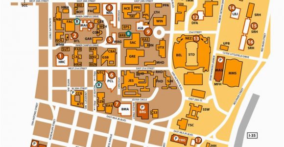 Texas southern University Map University Of Texas at Austin Campus Map Business Ideas 2013