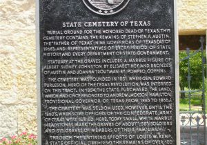 Texas State Cemetery Map Texas State Cemetery In Austin Texas Find A Grave Cemetery