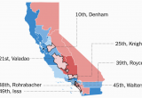 Texas State House Of Representatives District Map Seven Republican Districts In California Favored Clinton Can