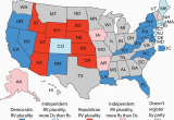 Texas State Legislature Map Larry J Sabato S Crystal Ball A Registering by Party where the