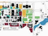 Texas State Parking Map Campus Map Midwestern State University