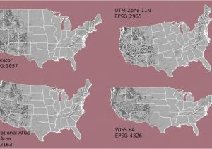 Texas State Plane Coordinate System Map Choosing the Right Map Projection Learning source An Opennews