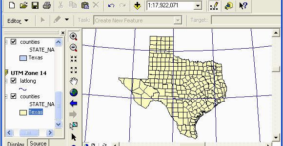 Texas State Plane Coordinate System Map Geo327g 386g Lab 2 Map Projections and Coordinate Systems