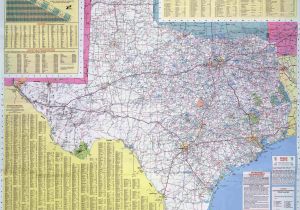 Texas State Railroad Map Large Road Map Of the State Of Texas Texas State Large Road Map