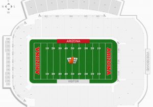 Texas Tech Football Seating Map Arizona Stadium Arizona Seating Guide Rateyourseats Com