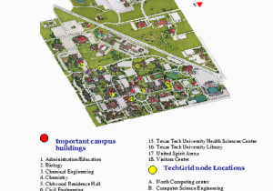 Texas Tech Maps New Ttu Campus Map Bressiemusic