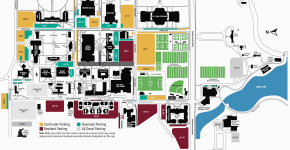 Texas Tech University Map Campus Map Midwestern State University