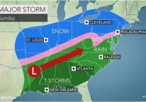 Texas Temp Map Snow to Sweep Along I 70 Corridor Of Central Us Paving the Way for A