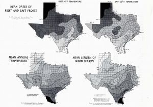 Texas Temperature Map Map Of Texas Black and White Sitedesignco Net