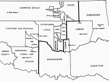 Texas to Oklahoma Map Indian Territory Oklahoma 1866 1889 Maternal Ancestry Migration
