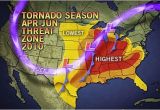 Texas tornado History Map tornado Alley Shifts East as Delayed tornado Season Begins