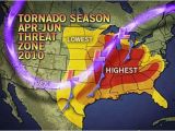 Texas tornado Map tornado Alley Shifts East as Delayed tornado Season Begins