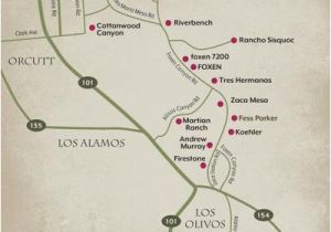 Texas Vineyards Map Enjoy Christmas On the Foxen Canyon Wine Trail This Weekend