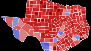 Texas Voting Map 2018 Texas Gubernatorial Election Wikipedia