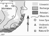 Texas Water Aquifer Map Map Of Edwards Aquifer and Cave Locations On the Edwards Plateau In