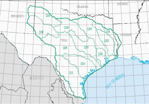 Texas Watershed Map Regions Of the United States Revolvy