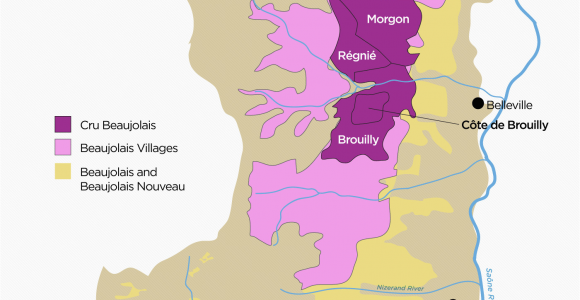 Texas Wineries Map the Secret to Finding Good Beaujolais Wine Vine Wonderful France