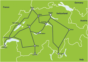 Tgv Train Map France Switzerland by Train From 307 Switzerland Train Routes